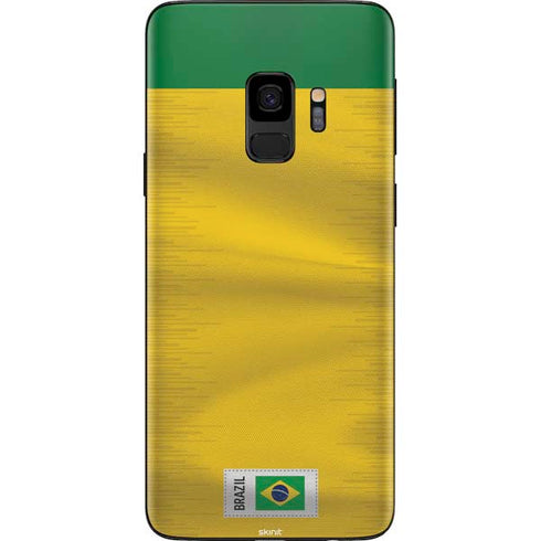 Brazil Soccer Flag Galaxy S9 Skin